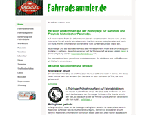 Tablet Screenshot of fahrradsammler.de
